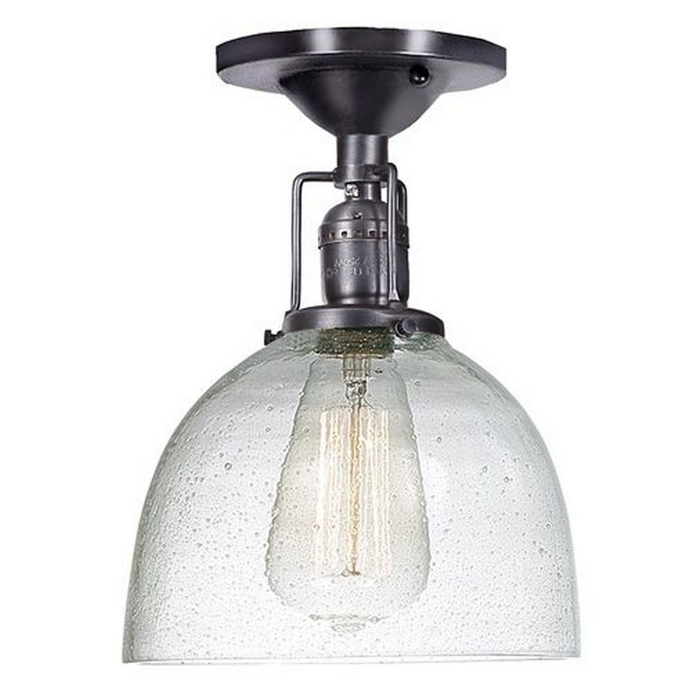 JVI Designs-1202-18 S5-CB-Union Square - One Light 9.75 Inch Flush Mount   Union Square - One Light 9.75 Inch Flush Mount